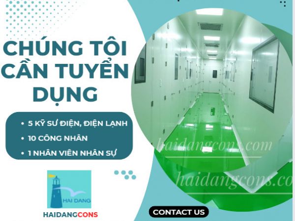 CÔNG TY TNHH THIẾT BỊ KỸ THUẬT VÀ XÂY DỰNG HẢI ĐĂNG THÔNG BÁO TUYỂN DỤNG T02.T3/2024