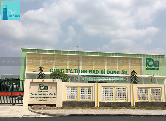 Chủ Đầu Tư: CÔNG TY TNHH BAO BÌ ĐÔNG ÂU